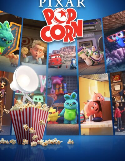 Pixar Popcorn Poster
